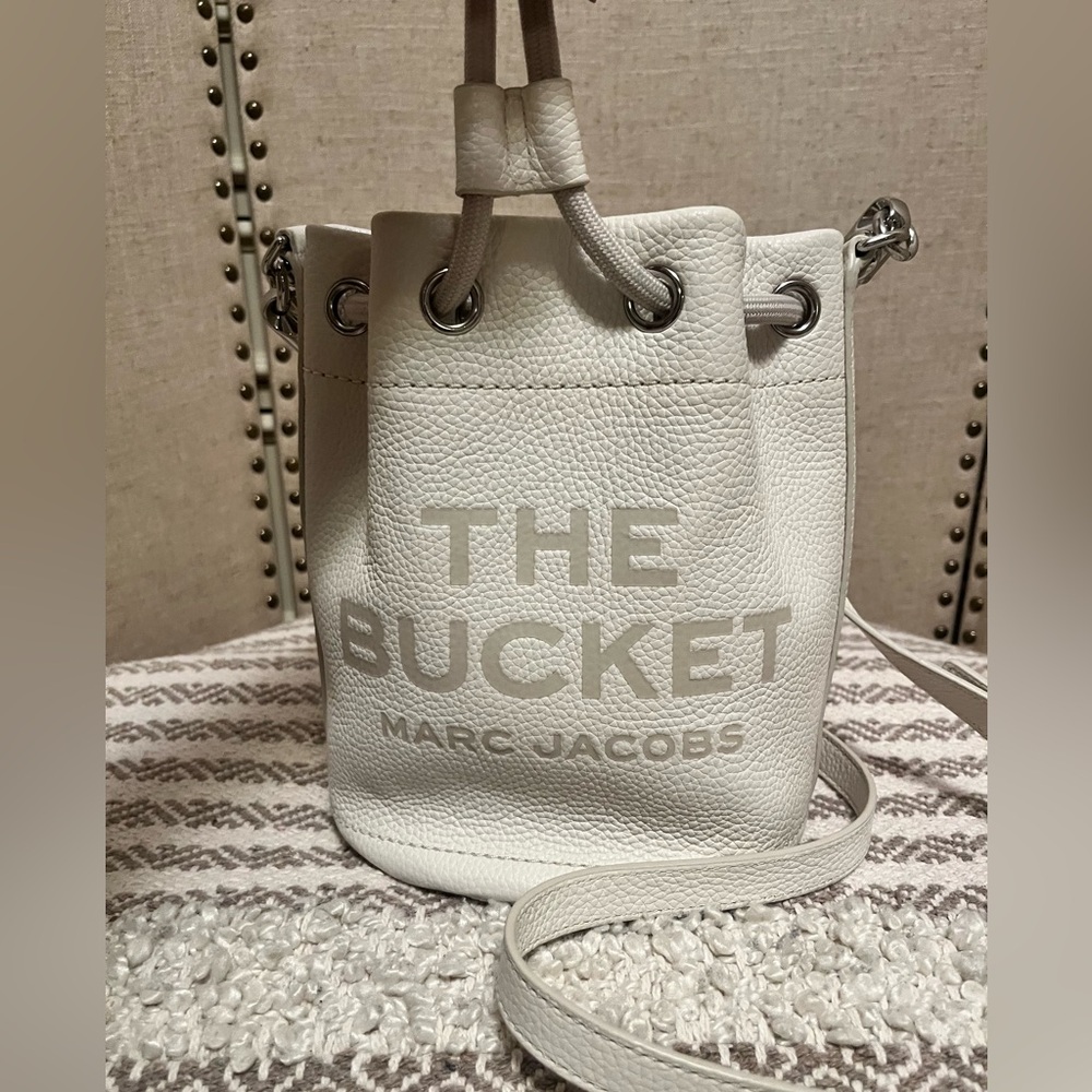 Marc Jacobs the bucket bag Small white silver - Picture 14 of 14